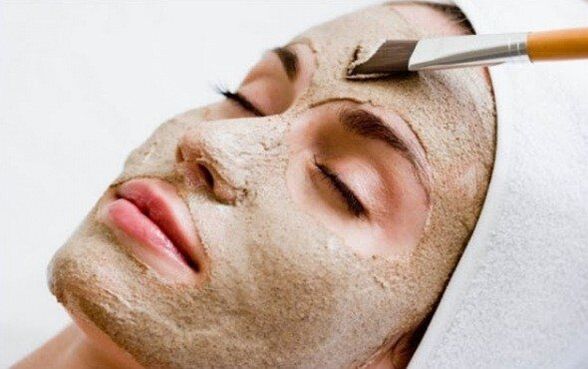 Gesiichtsmaske mat Leinsamen