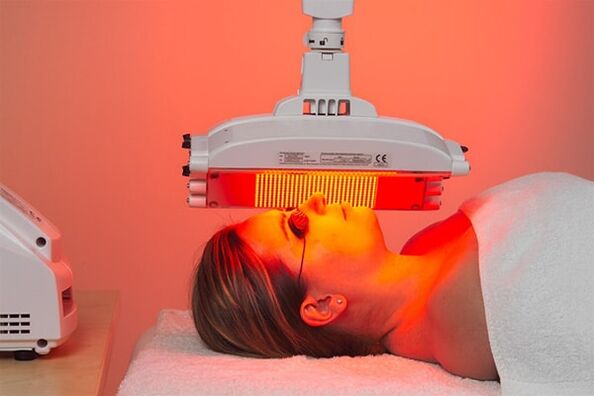 Hardware Method vun der Liichttherapie fir d'Préventioun vun den éischte Zeeche vun Alterung